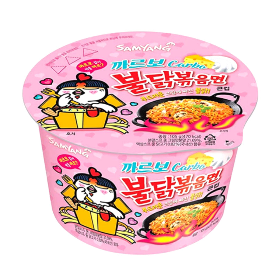 Samyang Buldak Carbonara Spicy Chicken Ramen Big Cup 105g